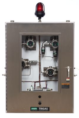 Sistema de detección de pozo húmedo de tres gases